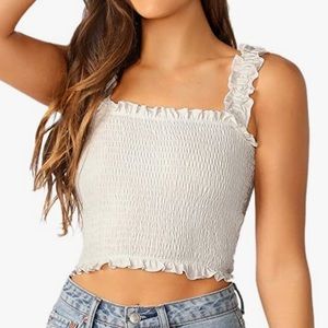 NWOT SheIn Smocked Tank Top